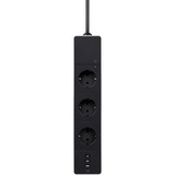 eve Energy Strip, Steckdosenleiste schwarz