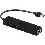 i-tec USB 3.0 Slim HUB 3 Port G-LAN, USB-Hub