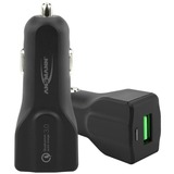 Ansmann In-Car-Charger 130Q, Ladegerät schwarz, Qualcomm Quick-Charge 3.0