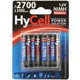 HyCell NiMH Akku Mignon AA Typ 2700 mAh (min. 2400 mAh)