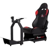 RaceRoom Game Seat RR3033, Sim Rig schwarz/rot