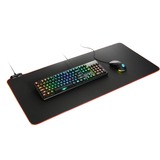 Sharkoon 1337 RGB V2 Gaming Mat 900, Gaming-Mauspad schwarz