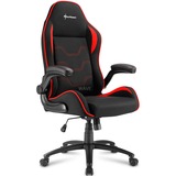 Sharkoon ELBRUS 1, Gaming-Stuhl schwarz/rot