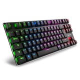 Sharkoon PureWriter TKL RGB, Gaming-Tastatur schwarz, DE-Layout, Kailh Choc Low Profile Blue