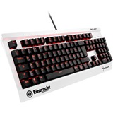 Sharkoon SKILLER MECH SGK3 Eintracht Frankfurt Sonderedition, Gaming-Tastatur schwarz/weiß, DE-Layout, Kailh Red