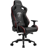 Sharkoon SKILLER SGS4, Gaming-Stuhl schwarz/rot