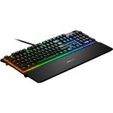 SteelSeries APEX 3, Gaming-Tastatur schwarz, DE-Layout, Rubberdome