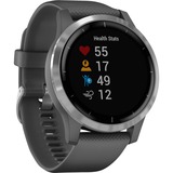 Garmin vívoactive 4, Smartwatch grau, 44 mm, Edelstahl