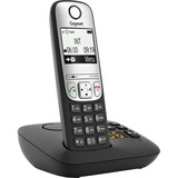 Gigaset A690 A, analoges Telefon schwarz, DECT, Anrufbeantworter