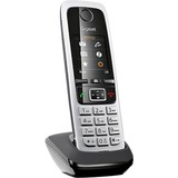 Gigaset C430HX, Mobilteil schwarz/silber, Mobilteil mit Ladeschale