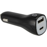 HP DC to USB-C Power Delivery Vehicle Charger, Ladegerät schwarz