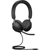 Jabra Evolve2 40, Headset schwarz, USB-C, Microsoft Teams