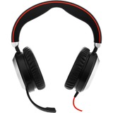 Jabra Evolve 80 UC Duo, Headset schwarz/silber