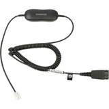 Jabra GN1200 Smart Cord spiral, Adapter schwarz, 80cm