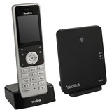 Yealink W60P, VoIP-Telefon schwarz/silber, SIP, DECT