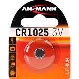 Ansmann Lithium Knopfzelle CR1025, Batterie 1 Stück