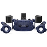 HTC Vive Pro Full Kit, VR-Brille blau/schwarz, inkl. Controller und Basisstationen 2.0