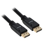 Sharkoon Kabel Displayport 1.3 (Stecker > Stecker) 4K schwarz, 1 Meter