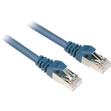 Sharkoon Patchkabel RJ45 Cat.6 SFTP blau, 3 Meter