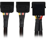 Sharkoon SATA Y-Stromadapter schwarz, 15cm