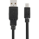 Sharkoon USB 2.0 Kabel, USB-A Stecker > Mini-USB Stecker schwarz, 0,5 Meter, doppelt geschirmt