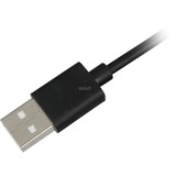 Sharkoon USB 2.0 Kabel, USB-A Stecker > USB-C Stecker schwarz, 1 Meter