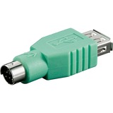 USB 2.0 Adapter, USB-A Buchse > Mini-DIN 6-Stecker (PS/2)