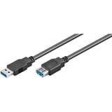 goobay USB 3.2 Gen 1 Verlängerungskabel, USB-A Stecker > USB-A Buchse schwarz, 3 Meter