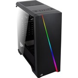 Aerocool Cylon, Tower-Gehäuse schwarz, Window-Kit