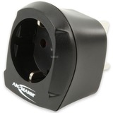 Ansmann Reisestecker EU to UK, Adapter schwarz