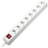Brennenstuhl Eco-Line Steckdosenleiste 8-fach weiß, 3 Meter