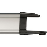 Brennenstuhl Premium-Alu-Line Steckdosenleiste 8-fach Duo schwarz/silber, 3 Meter, mit 2 Sicherheitsschaltern