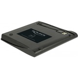 DeLOCK Externes Gehäuse für 5.25″ Ultra Slim SATA Laufwerke 9,5 mm zu USB Typ-A Stecker, Laufwerksgehäuse schwarz