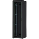 Digitus Netzwerkschrank Unique Serie - 600x800 mm (BxT), IT-Schrank schwarz, 22 Höheneinheiten