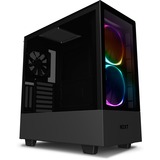 NZXT H510 Elite Window Black, Tower-Gehäuse schwarz, Tempered Glass