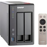 QNAP TS-251+-8G, NAS schwarz, 2 HDD-Slots, 8GB RAM