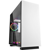 Sharkoon PURE STEEL White RGB, Tower-Gehäuse weiß, gehärtetes Glas