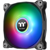 Thermaltake Pure Duo 14 ARGB Sync Radiator Fan, Gehäuselüfter schwarz/transparent, 2er Set, 1x Controller