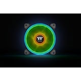 Thermaltake Riing Quad 12 RGB Radiator Fan TT Premium Edition 3 Pack, Gehäuselüfter schwarz, 3er Set, 1x Controller