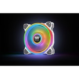 Thermaltake Riing Quad 14 RGB Radiator Fan TT Premium Edition 3 Pack, Gehäuselüfter weiß, 3er Set, 1x Controller