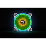 Thermaltake Riing Quad 14 RGB Radiator Fan TT Premium Edition 3 Pack, Gehäuselüfter weiß, 3er Set, 1x Controller