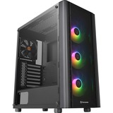 Thermaltake V250 TG ARGB, Tower-Gehäuse schwarz, Tempered Glass
