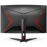 AOC C32G2ZE/BK, Gaming-Monitor 80 cm (32 Zoll), schwarz/rot, FullHD, VA, Curved, AMD Free-Sync, 240Hz Panel