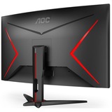 AOC C32G2ZE/BK, Gaming-Monitor 80 cm (32 Zoll), schwarz/rot, FullHD, VA, Curved, AMD Free-Sync, 240Hz Panel