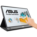 ASUS MB16AMT, LED-Monitor 39.6 cm (15.6 Zoll), schwarz, Micro HDMI, USB-C, IPS, FullHD