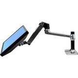 Ergotron LX Desk Mount LCD Arm ALU, Monitorhalterung silber