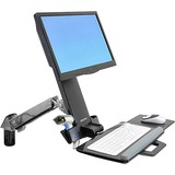 Ergotron StyleView Sit-Stand Combo Arm, Halterung weiß