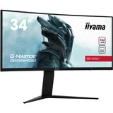 iiyama GB3466WQSU-B1, Gaming-Monitor 86 cm(34 Zoll), schwarz, UWQHD, VA, DisplayHDR 400, 144Hz Panel