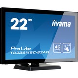 iiyama ProLite T2236MSC-B2AG, LED-Monitor 55 cm (21.5 Zoll), schwarz, VGA, HDMI, DVI-D, USB 3.0 HUB