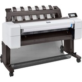HP Designjet T1600 (3EK10A), Tintenstrahldrucker grau/schwarz (glänzend), Medienbreite bis 914 mm